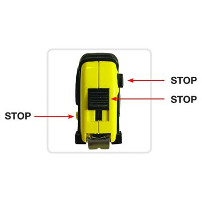 FLESSOMETRO METRICA 3 BOTTONI GIALLO M.5X25