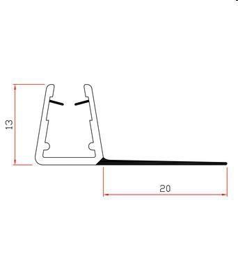 GUARNIZIONE PER BOX DOCCIA SCORREVOLE MT.2 MOD.404/20