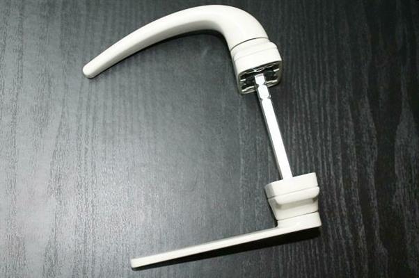 DOPPIA MANIGLIA ALLUMINIO BELUGA 9010 BASSA ALTA