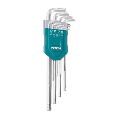SERIE 9 CHIAVI ESAGONALI TESTA SFERICA LUNGHE DA1.5-A-10