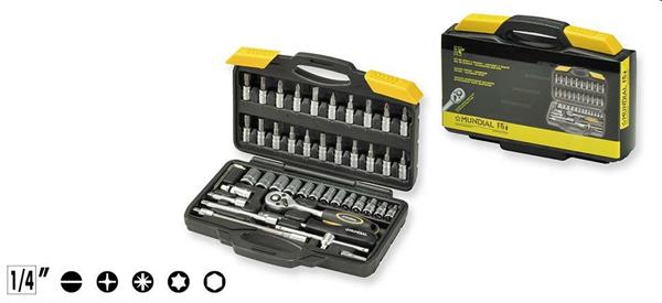 SET 46 PZ.CHIAVI A BUSSOLA DA 1/4