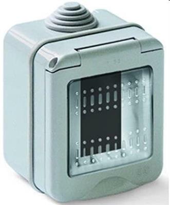 CONTENITORE DA PARETE LIFE C/PORTELLO 1P IP55