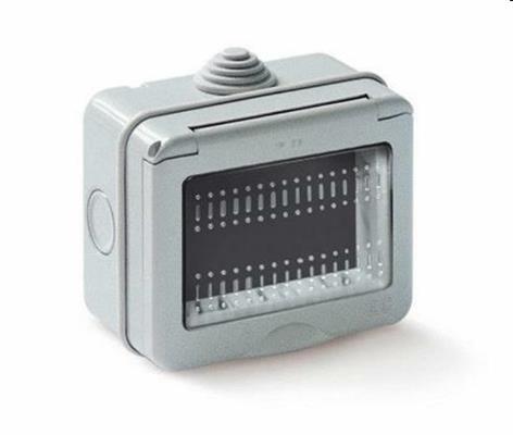 CONTENITORE DA PARETE LIFE C/PORTELLO 3P IP55