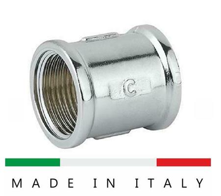 MANICOTTO F-F DA 1/2 OTTONE CROMATO