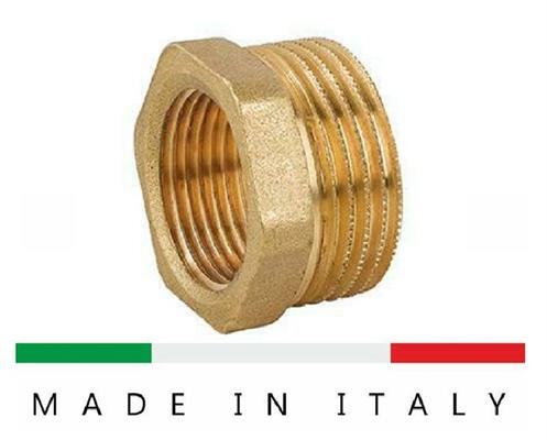 RIDUZIONE M 1'F 1/2 OTTONE GIALLO