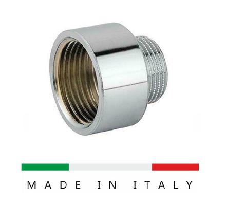 PROLUNGA RIDOTTA F.1' M.1/2 OTTONE CROMATO