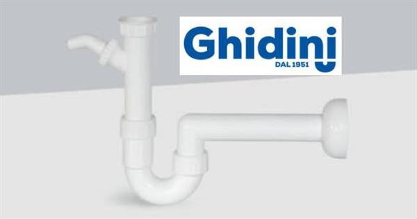 SIFONE A ESSE IN PP DA 1'1/2 32/40MM.ATTACCO LAVATRICE