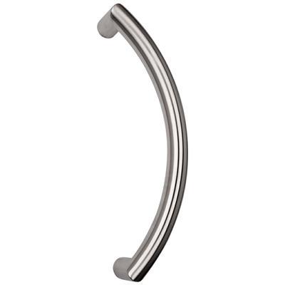 MANIGLIONE F0447 INOX 304 SATINATO MM.350 ATTACCHI COMPRESI