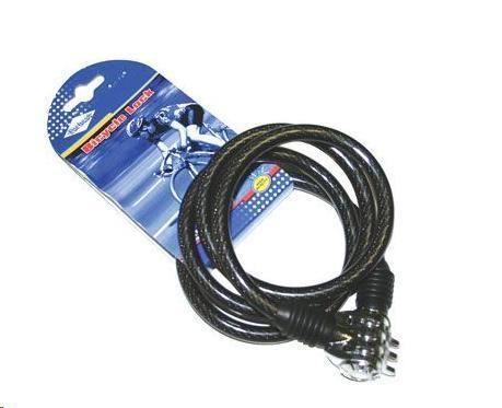 LUCCHETTO PER BICI A SPIRALE A COMBINAZIONE 3 NUMERI