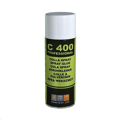 COLLA SPRAY PROFESSIONALE C400 DA 400 ML.