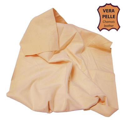 VERA PELLE NATURALE SCAMOSCIATA TAGLIA 59X38 CM CA
