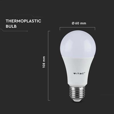 LAMPADINA GOCCIA LED E27 8.5W 3000°K