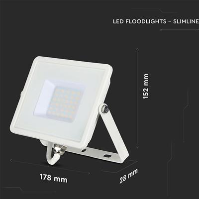 FARO MULTI LED SMD SAMSUNG 30W 4000°K IP65 BIANCO