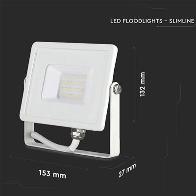 FARO MULTI LED SAMSUNG 20W 6400°K IP65 BIANCO