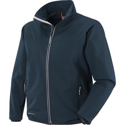 GIUBBINO SOFTSHELL 100% POLIESTERE BLU