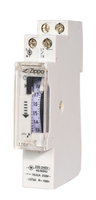 INTERRUTTORE ORARIO 1M DIN R 100H