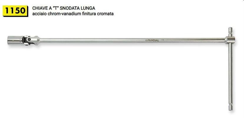 CHIAVE A T SNODO LUNGA MM.10