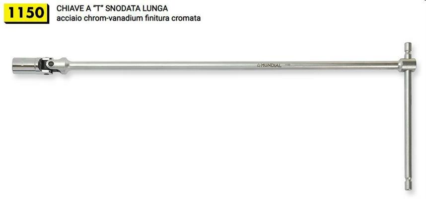 CHIAVE A T SNODO LUNGA MM.14