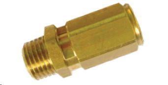 VALVOLA DI SICUREZZA COMPRESSORE DA 1/4 TARATA 8.5 BAR