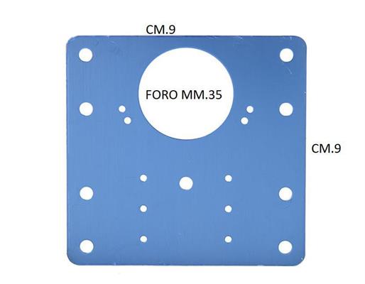 PIASTRA DI RIPARAZIONE INOX PER CERNIERE A SCATTO