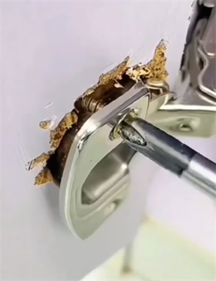 PIASTRA DI RIPARAZIONE INOX PER CERNIERE A SCATTO