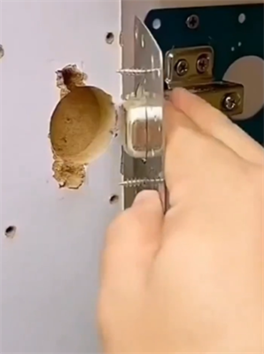 PIASTRA DI RIPARAZIONE INOX PER CERNIERE A SCATTO
