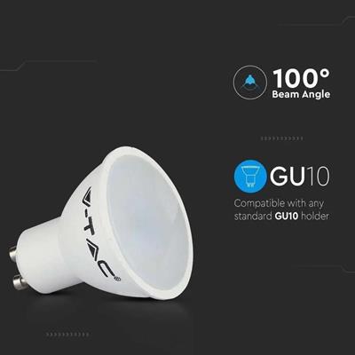 FARETTO A LED 4.5W GU10 4000°K 100°