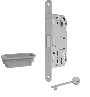 SERRATURA MAGNETICA E 50 SILVER CON CONTROPIASTRA W7