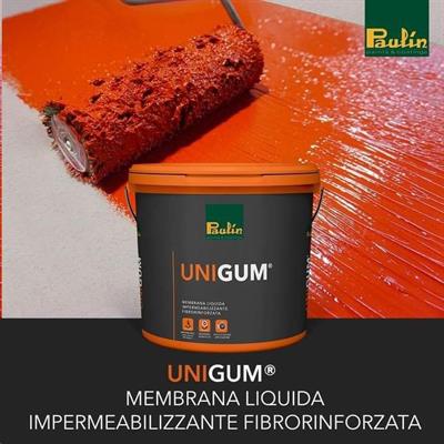 UNIGUM MEMBRANA BIANCA IMPERMEABILIZZANTE FIBRATA KG.5