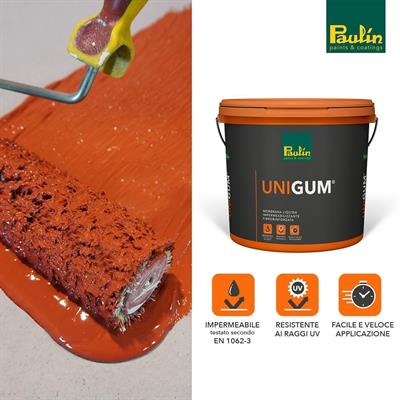 UNIGUM MEMBRANA BIANCA IMPERMEABILIZZANTE FIBRATA KG.1