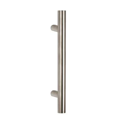 MANIGLIONE TONDO F0446 INOX SATINATO MM.500 ATTACCHI COMPRESI