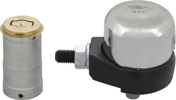 LUCCHETTO A CAMPANA INOX VIRO CILINDRO INTERCAMBIABILE